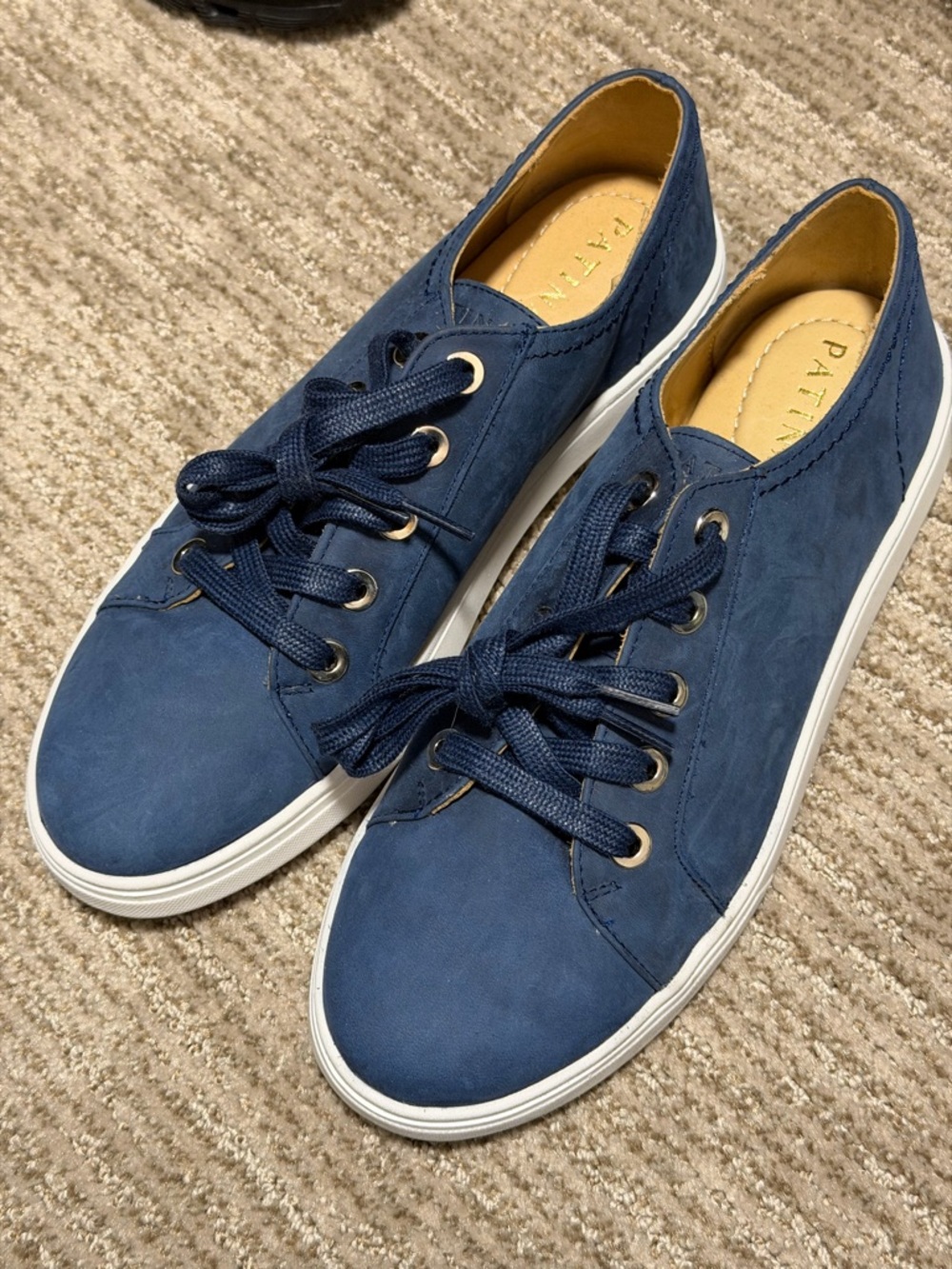 PORTLAND LEATHER PATINA BLUE SHOES SIZE 9 NWOB